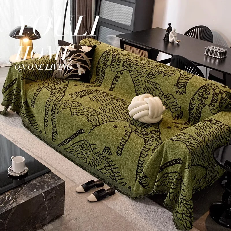 Sofa Cushion New Four-season Universal Cover Cloth Anti-cat Scratch Sofa Towel A Whole Sofa Towel Blanket Home Textile Decor