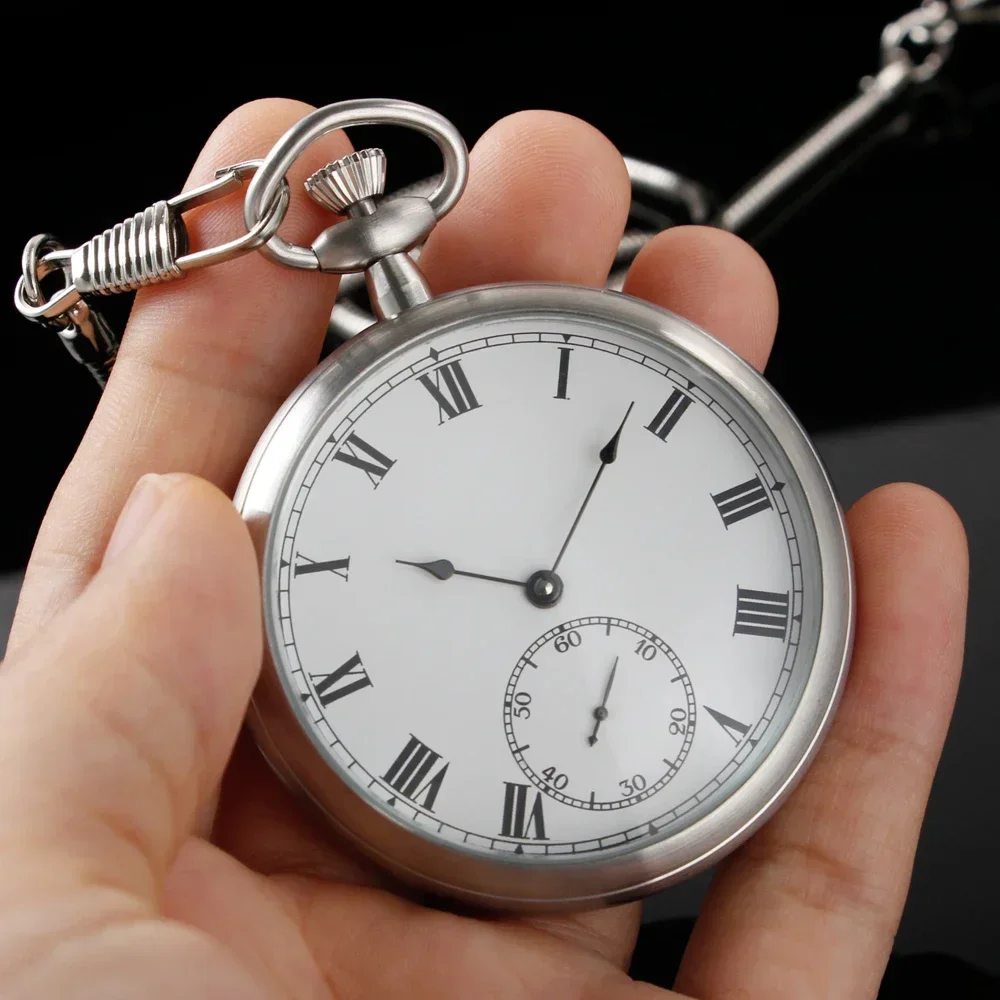 Luxury High Quality Full Steel Imperial Pocket Watch Mechanical Wind Up Vintage Antique Clock Honed Stainless Original Box Reloj