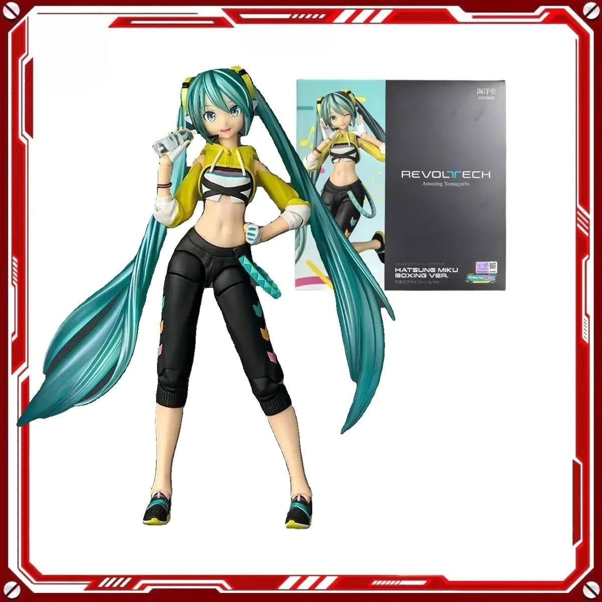 

Оригинальные наборы фигурок Kaiyodo Hatsune Miku Boxing Ver. Фигурки персонажей аниме, модели для сборки, игрушки, подарки для мальчиков и девочек