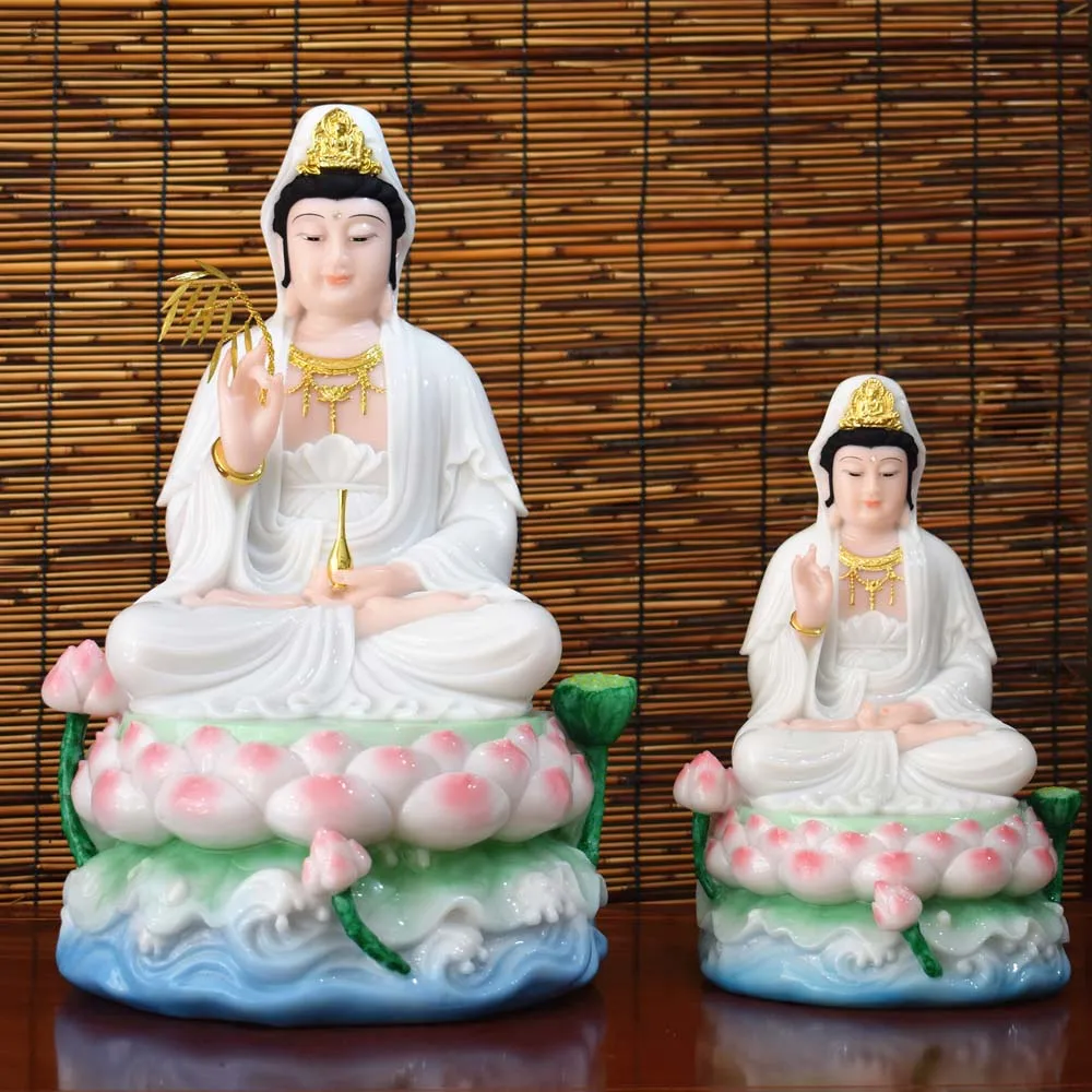 Price difference Link # 48cm Large GOOD buddha God statue high-grade  jade gilding Guan yin PUSA