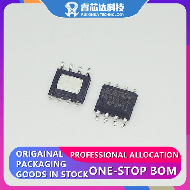 RXDNA MP2303ADN M2302ADN SOP8 MP2303ADN-LF-Z Buck Switching Regulator IC Positive Adjustable 0.8V 1 Output 3A 8-SOIC Exposed Pad