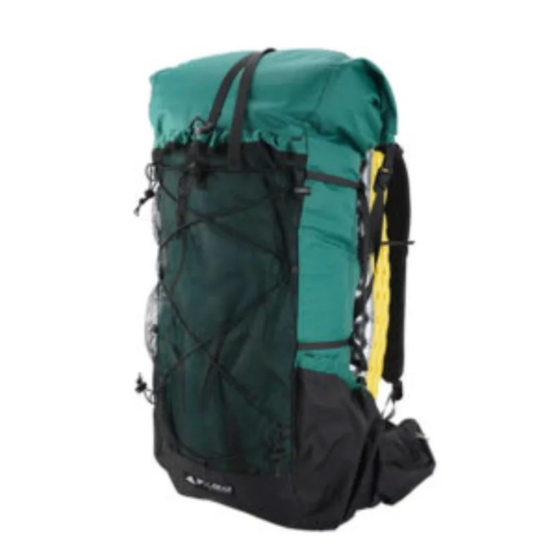 3FULGEAR Qidian Pro 56L 880g Ultralight UHMWPE Nylon Backpack 14kg Load Frameless RollTop Water Resistant External Pockets