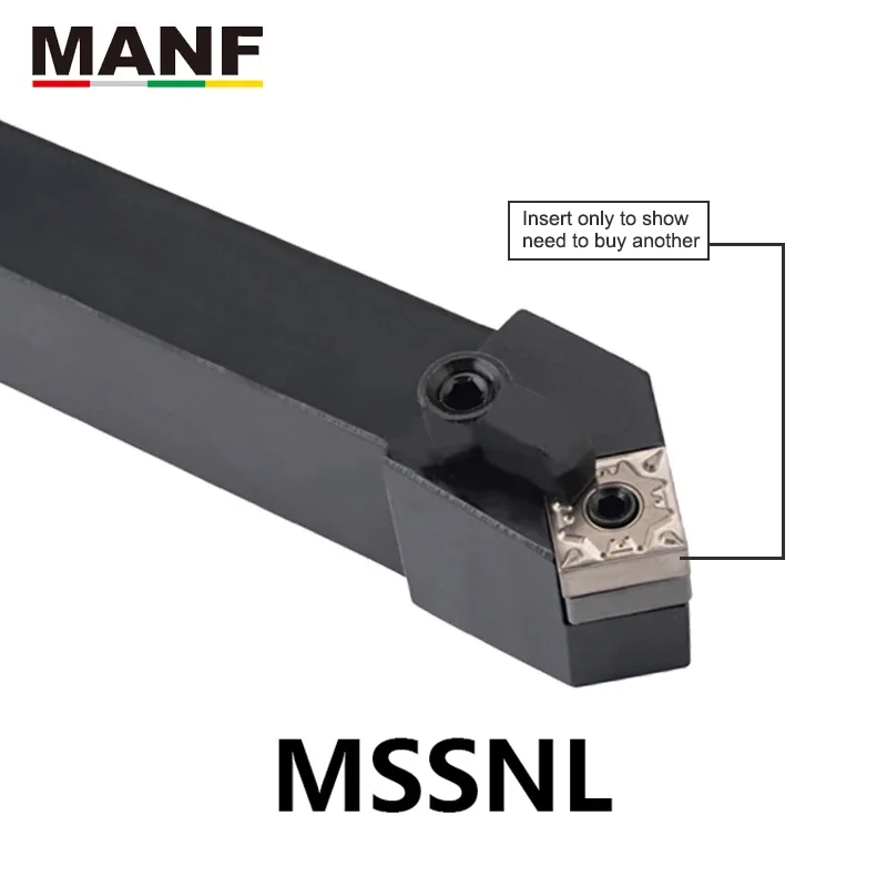 MANF 25mm MSSNR-2020K12 CNC Lathe Tool Holder Turning Toolholders External  Boring Holder Metal cutter For SNMG12  Inserts