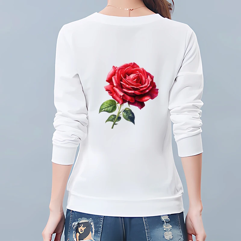 Wald Blume Elf Mädchen Fee Eisen auf Patches Vinyl Wärmeübertragung Thermoaufkleber DIY für Kleidung Kissen Handtasche Patches