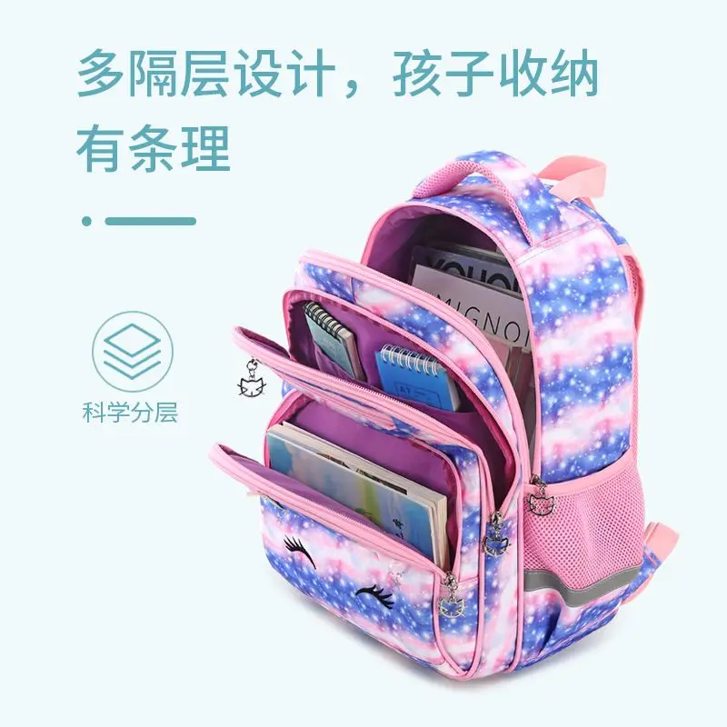 Kids school bag Waterproof Large Capacity Unicorn Backpack School Bags for Girls