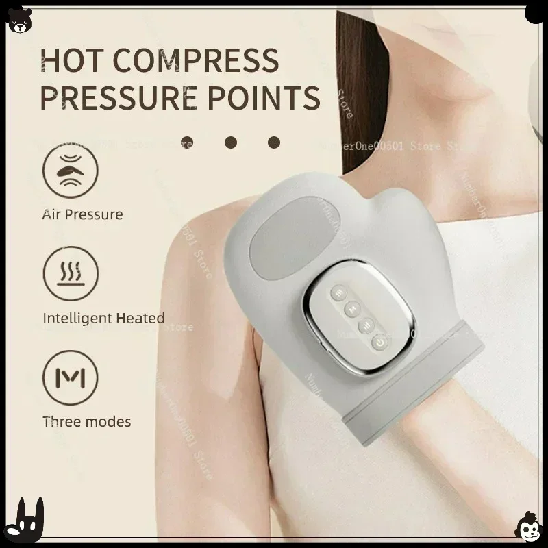 

Electric hand massager Air pressure finger massager Kneading palm meridian instrument Acupoint heating massager