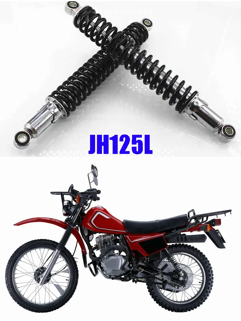 Motorcycle Rear Shock Absorber for Honda Jialing Zongsheng for JH125L XL125 JL125 JH150L ZS150GY Dirtbike Black Back Suspension