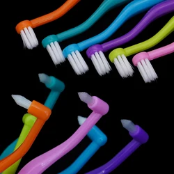 4Pcs Soft Bristle Interdental Brush Double-ended Orthodontic Wisdom Tooth Brush Teeth Gaps Braces Cleaning Oral Hygiene Tools