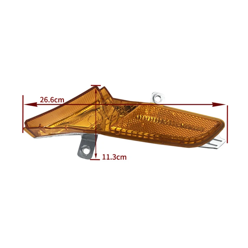 Repetidor de indicador lateral delantero de coche, luz de señal de giro, cubierta de lámpara para Porsche Cayenne 2008, 2009, 2010, 95563103501