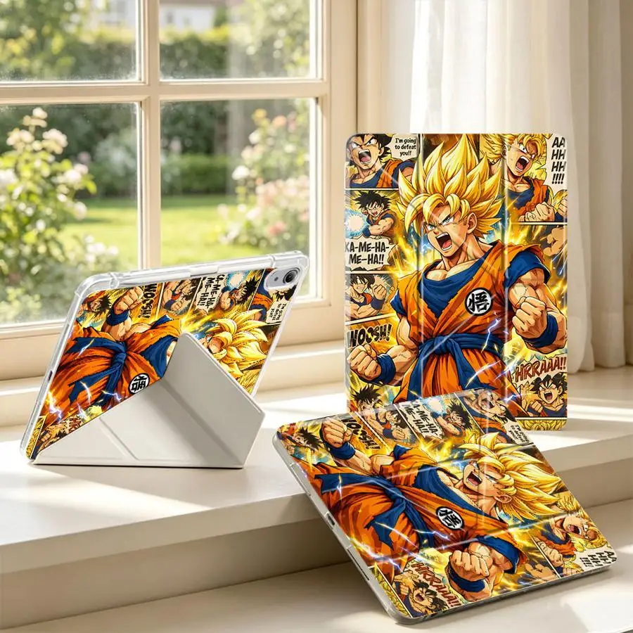 Tablet Case For Samsung Galaxy Tab A11 A8 S8 A9 Plus S9 Plus S10 Lite S7 FE With Pen Slot Cover Anime DragonS BallS