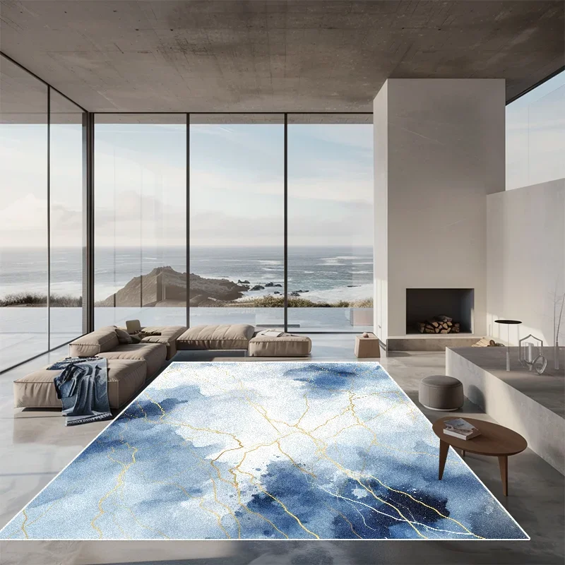 

Роскошный скандинавский ковер для мытья чернил, украшение для гостиной, спальни, большие коврики для гостиной, офиса, дивана, нескользящие коврики