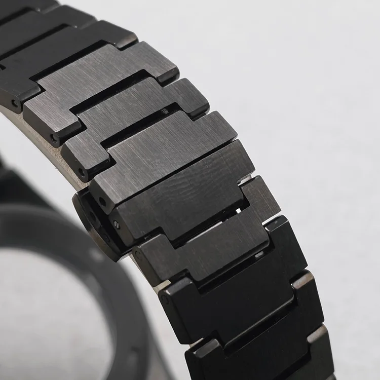 Mod PRX Super Player 40mm Uhrengehäuse mit Armband Gunmetal Grau 316L Edelstahl NH35 Uhrengehäuse Passend für NH34 NH35 NH36 Uhrwerke – Detail 6