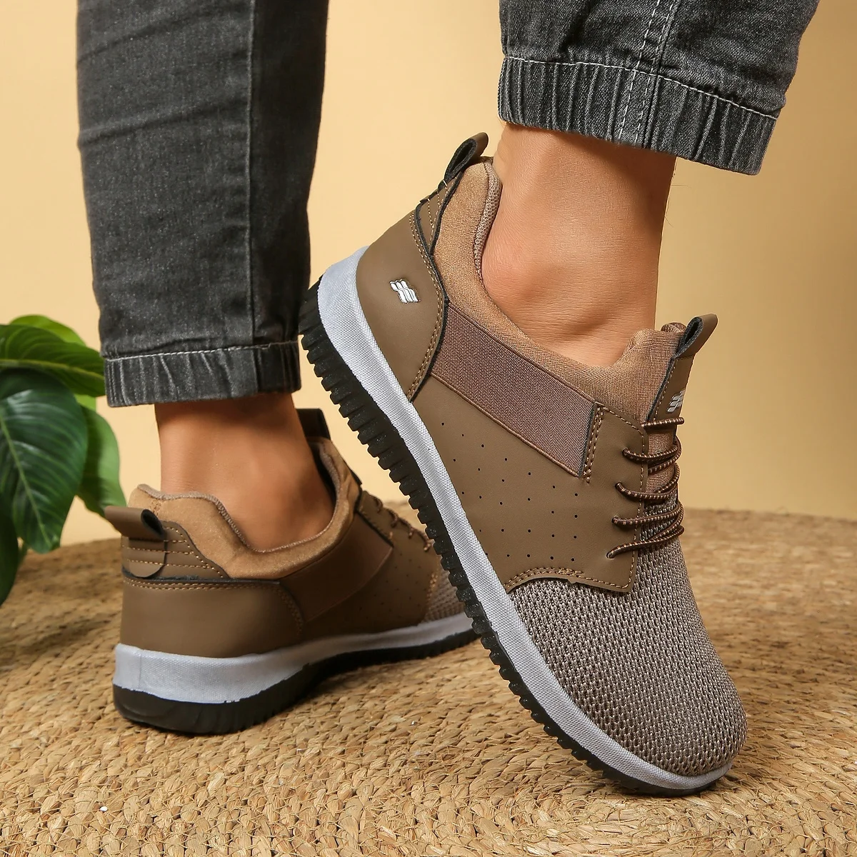 

Мужская обувь, повседневная обувь, мужские тканые дышащие двухцветные туфли, дизайнерская обувь, обувь с бесплатной доставкой