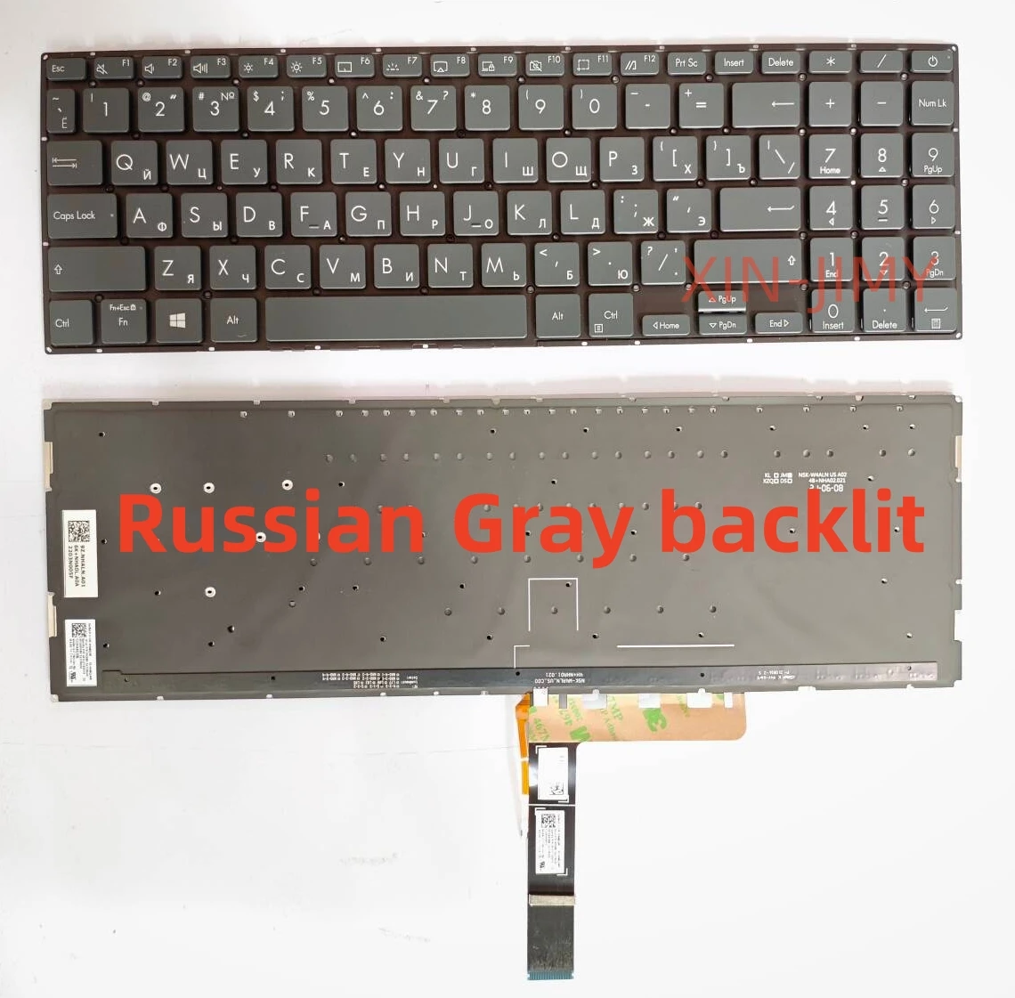 

Russian layout backlit Gray Laptop Keyboard For ASUS ZenBook Pro 15 UX535L UX535LH UX535LI UX535Q UM535QE UM535QA UM535QH