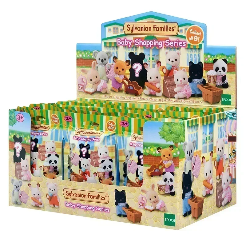 Figurines Sylvanian Families pour enfants, boîte ennemi Kawaii, Ternurines Sylvanian No.iliy, jouets de décoration, cadeau d\'anniversaire, vente en