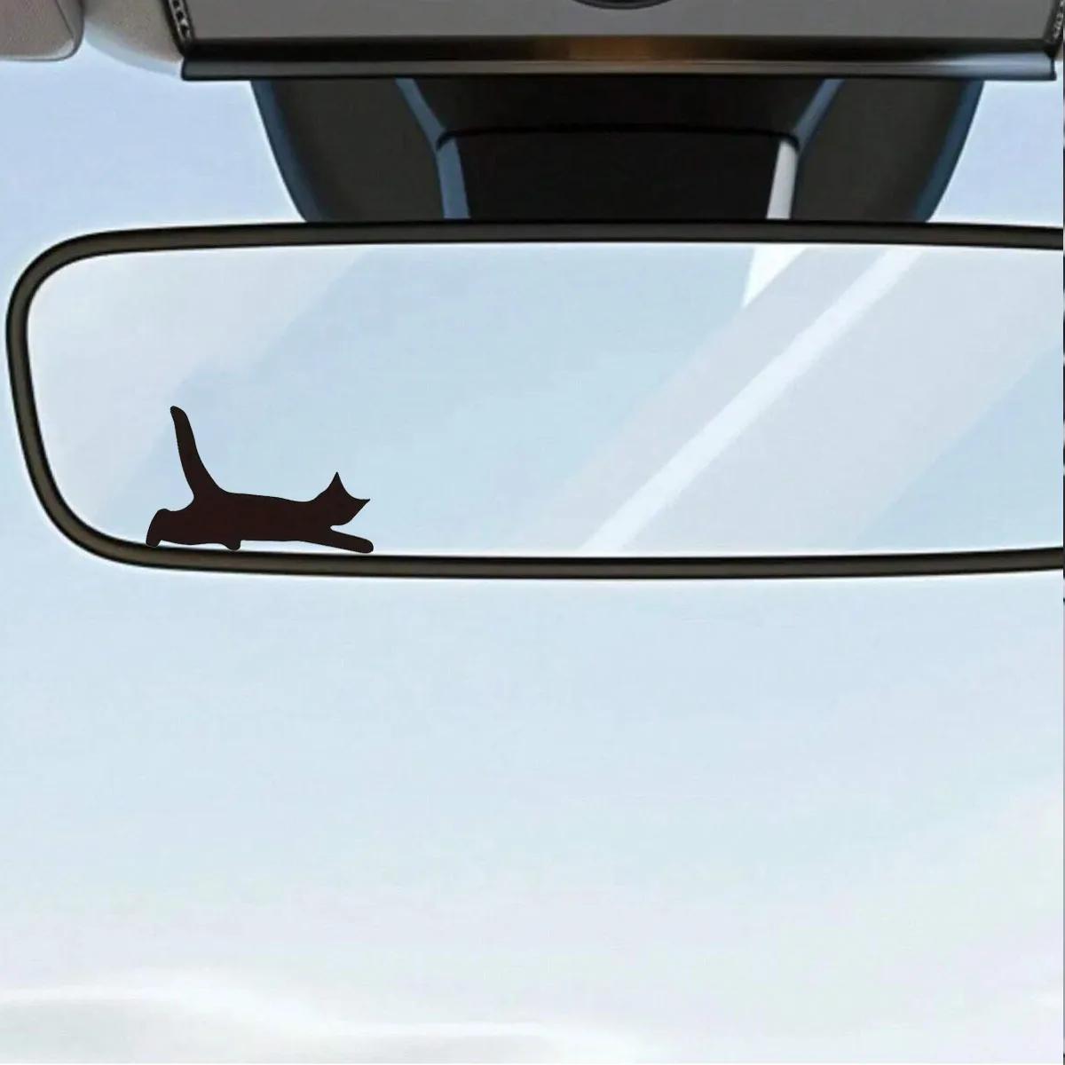 Kitten Stickers - Bumper Stickers - Cute Stretch Cat Stickers - Car Mirror Stickers for Various Uses
