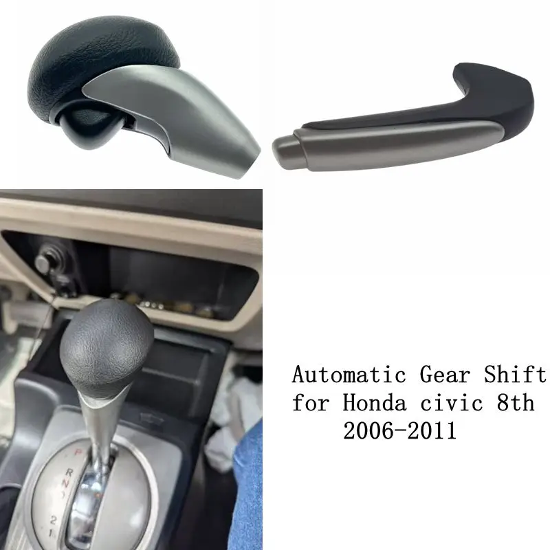 Gear Shift Lever Knob Braking 54130-SNA-A81 Emergency Brake Handle Cover 47115-SNA-A82ZA For Honda Civic 2006-2011 Fit LHD RHD