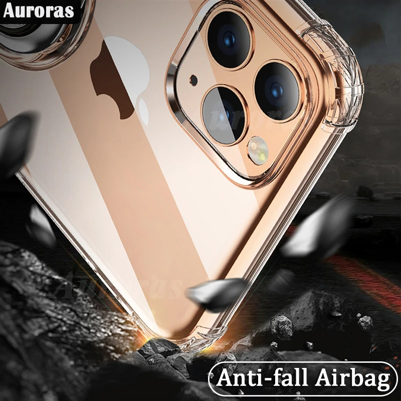 Auroras For Redmi Note 13 Pro 5G Case With Ring Clear Soft Airbag Shockproof Shell For Redmi Note 13 4G Pro Plus Pro+ Back Cover