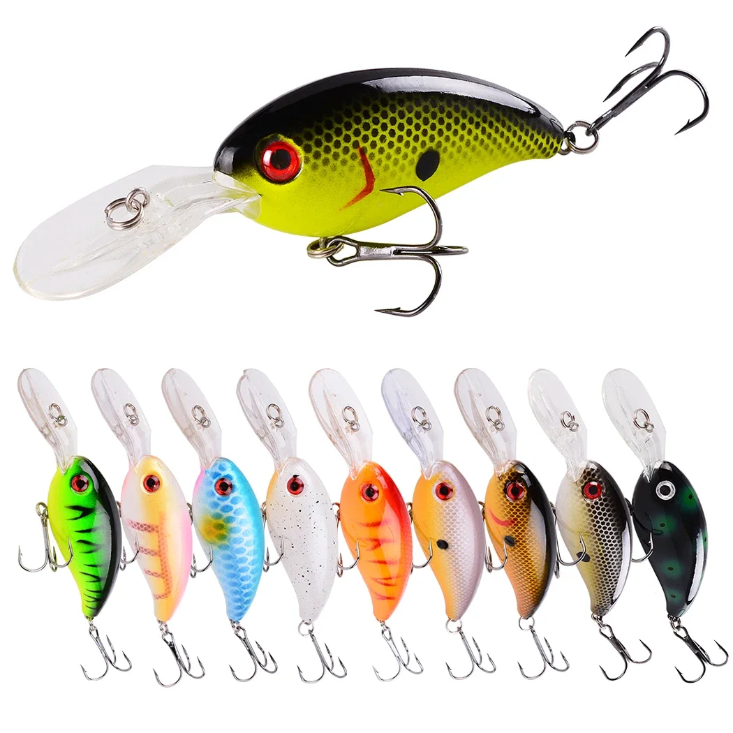 10pcs 14g 1.5g Crank Fishing Lure Bait Wobblers Pike Fishing Lure Artificial Bait Hard Swimbait Mini Crankbaits Fishing Tackle