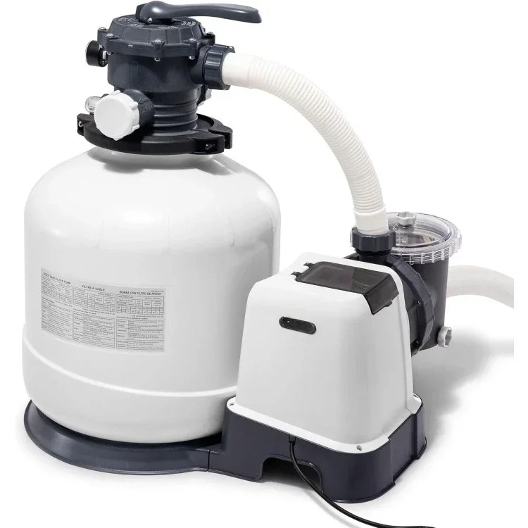 26651EG 3,000 GPH Above Ground Pool Sand Filter Pump with Automatic Timer