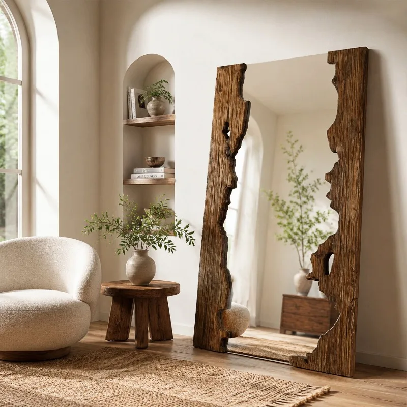 Funky Makeup Decorative Mirrors Living Room Art Aesthetic Full Body Mirror Nordic Irregular Cute Garden Spiegels Home Products