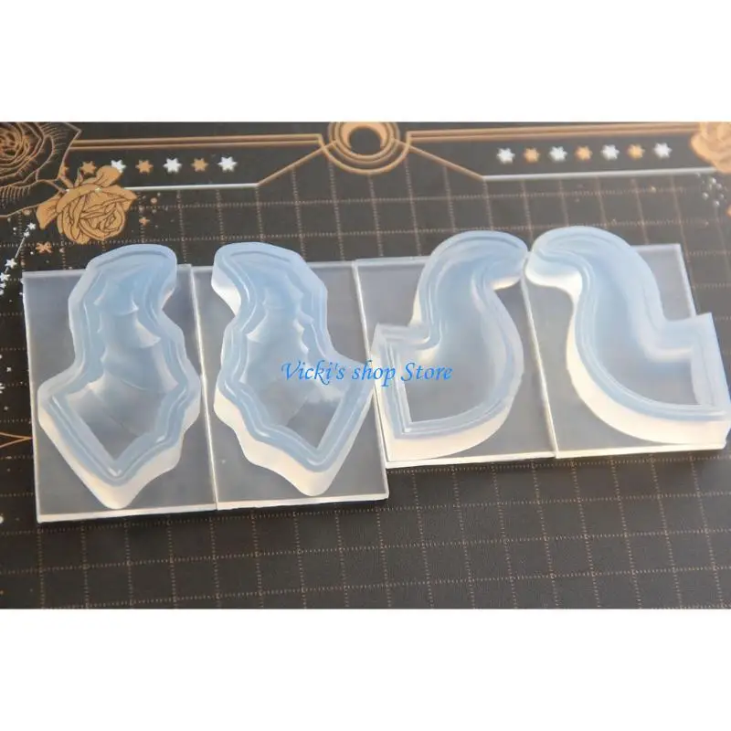 قالب قرن الأغنام قالب سيليكون إيبوكسي مصنوع يدويًا قوالب راتنجات الإيبوكسي صنع الحرف اليدوية