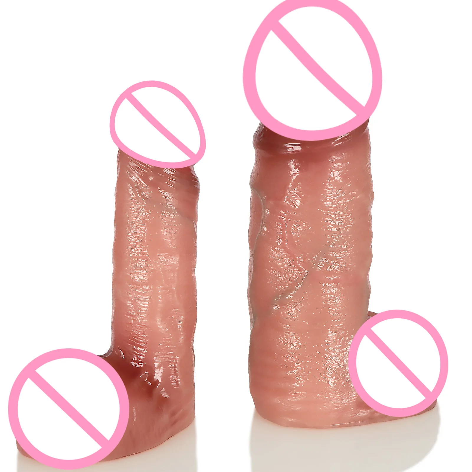 New Liquid Silicone Penis Enlargement cock Sleeve Reusable Condom Bdsm Penis Extender Dildo Cover Sex Toys For Men 18 Cock Ring