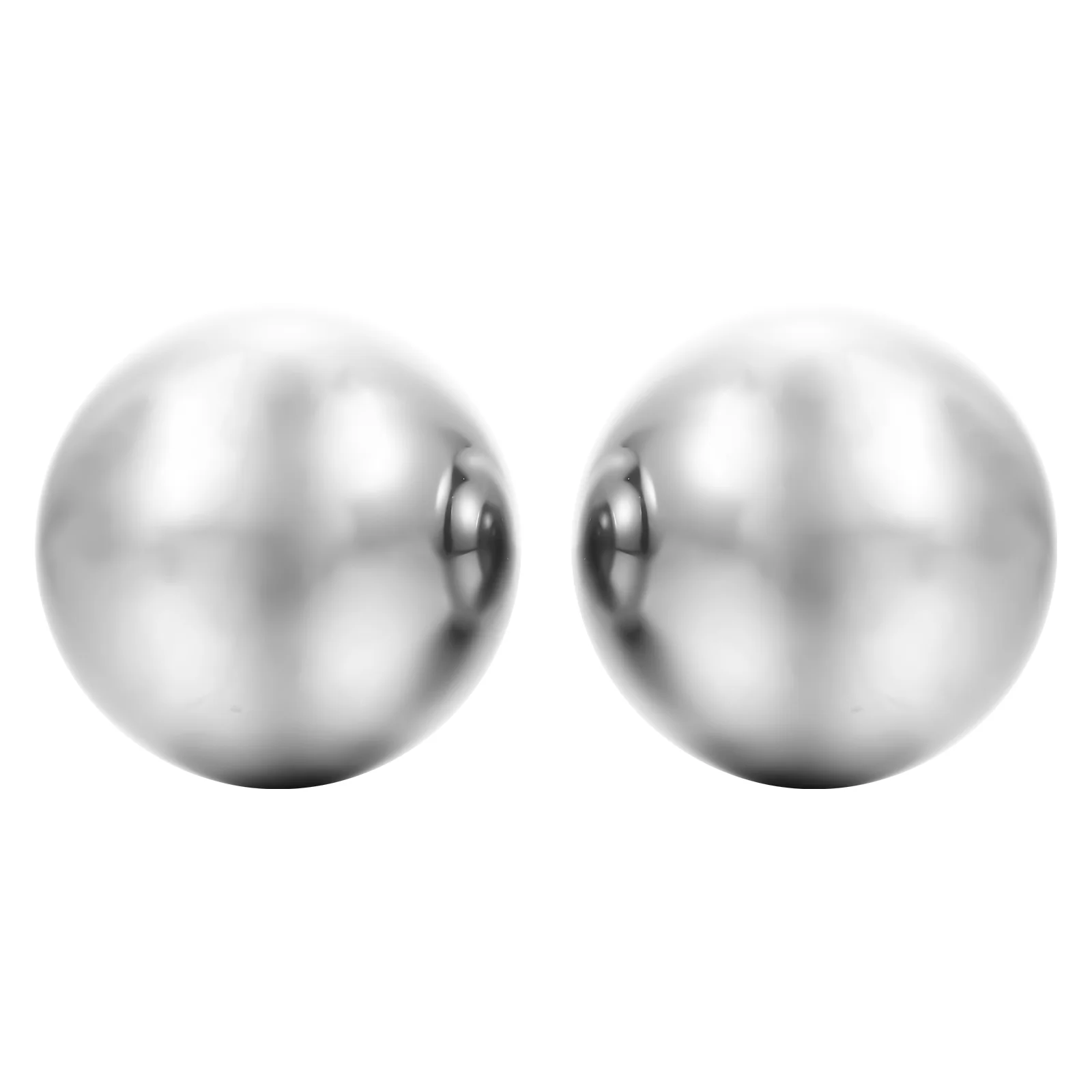 

2 Pcs Stainless Steel Ball Metal Handball Massagers Stress Balls Toys Exercise Handballs Plaything Wrist Body Health Fitness