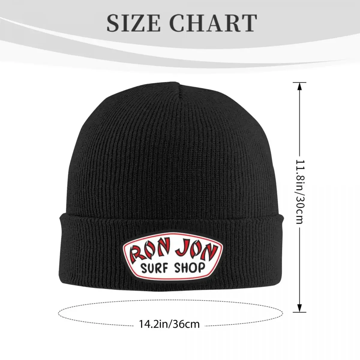 Ron Jon Surf Shop Warm Knitted Cap Hip Hop Bonnet Hat Autumn Winter Outdoor Beanies Hats for Unisex Adult