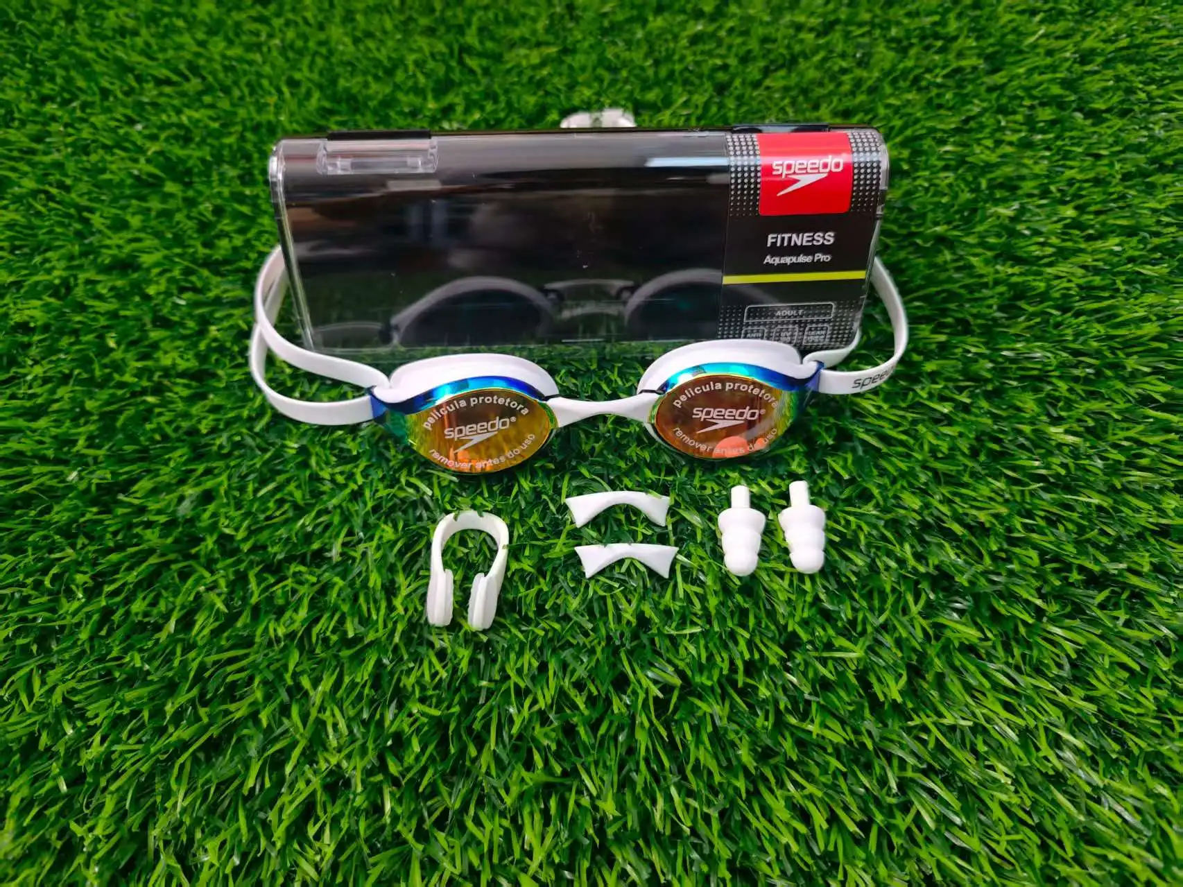 مجموعة نظارات السباحة: إطار صغير، رؤية واضحة، تقنية مضادة للضباب للسباق والتدريب الاحترافي للرجال والنساء #2