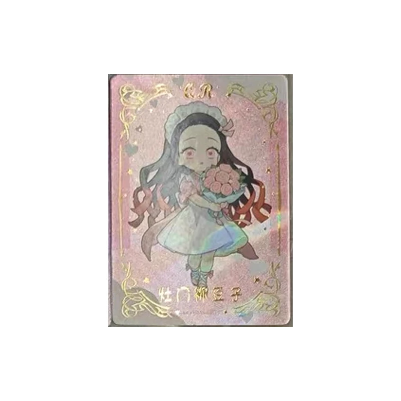 Douqu 5 Anime Demon Slayer QR Kaarten Kanroji Mitsuri Tsuyuri Kanawo Collectie Kaarten Kerst Verjaardagscadeautjes Kinderspeelgoed
