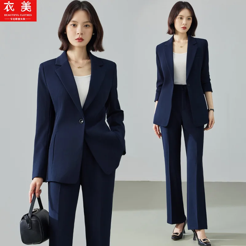 

Elegant professional women's suit2025New model formal attire, versatile and stylish, casual professional women's suit