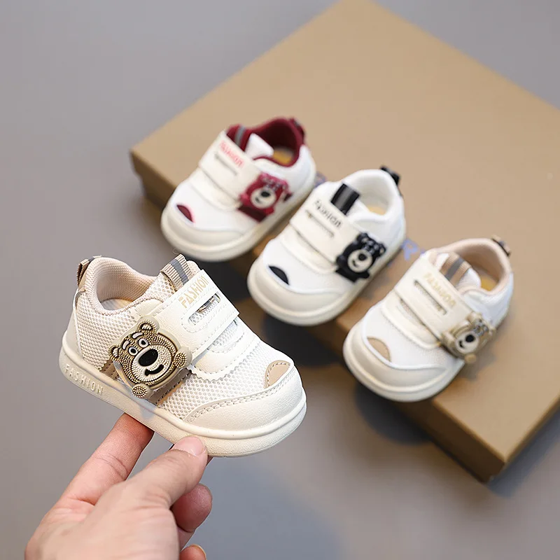 Disney 2025 Baby First Walkers - Soft Sole Anti-Slip for 0-3 Years, Breathable Mesh for Boys & Girls