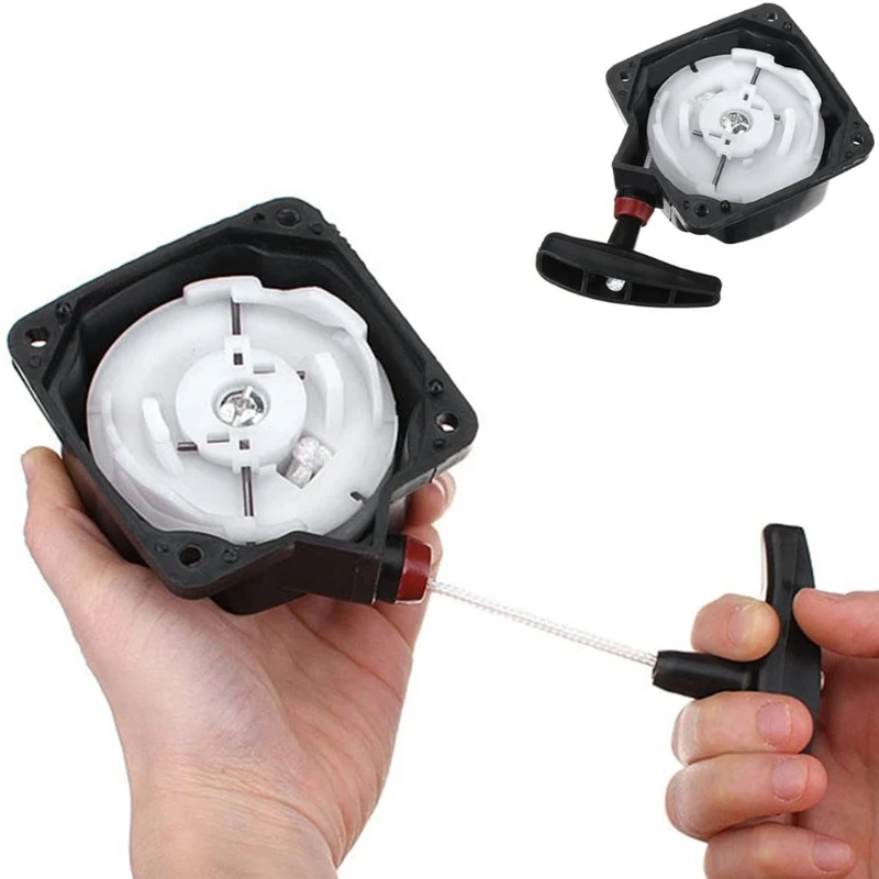 Convenient Recoil Pull Starter Easy Installation Garden Tool Accessories for Brush Cutter Lawnmower