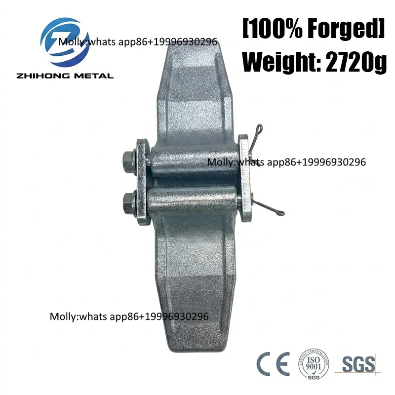 Zhihong Metal Factory Direct: Container Double Door Hinge - Stainless Steel Pin Reinforced