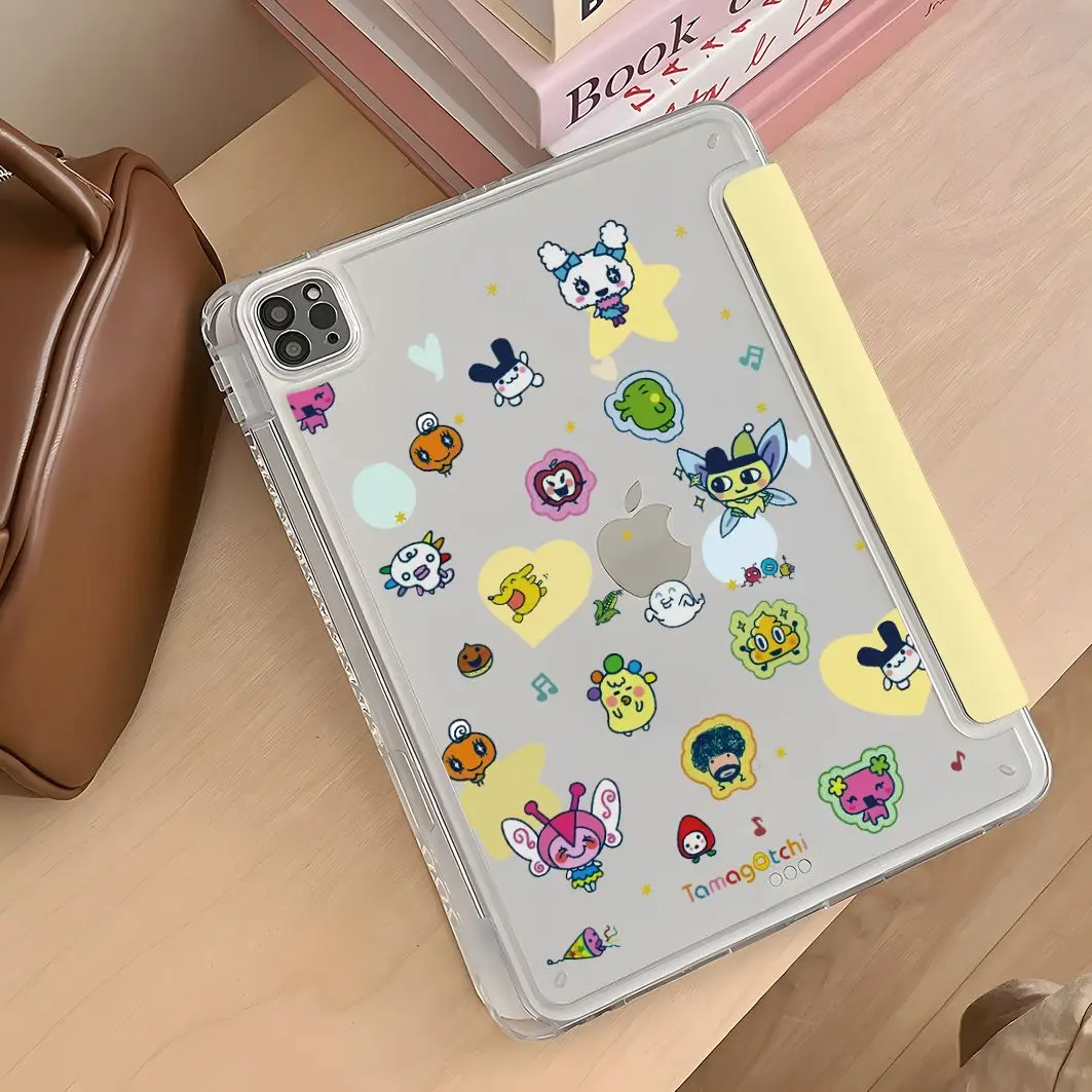 

Чехол Y Fold Cartoon Cute для iPad Air 11, iPad Pro 11, 10.9, 12.9 (M2, M3, M4), iPad 4, 5, 9-го поколения, iPad Mini 7, 10-го и 11-го поколений (A16) с держателем для Apple Pencil