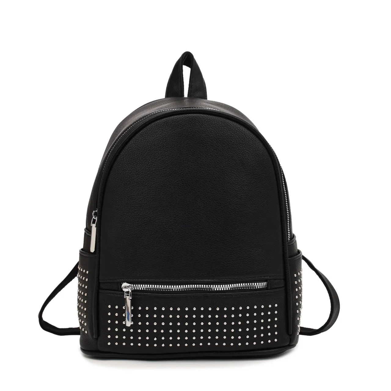 

2024 New Fashion Rivet Pu Leather Women Backpack High Quality Female Ladies Student Backpacks Girl Brand Casual Travel Bags