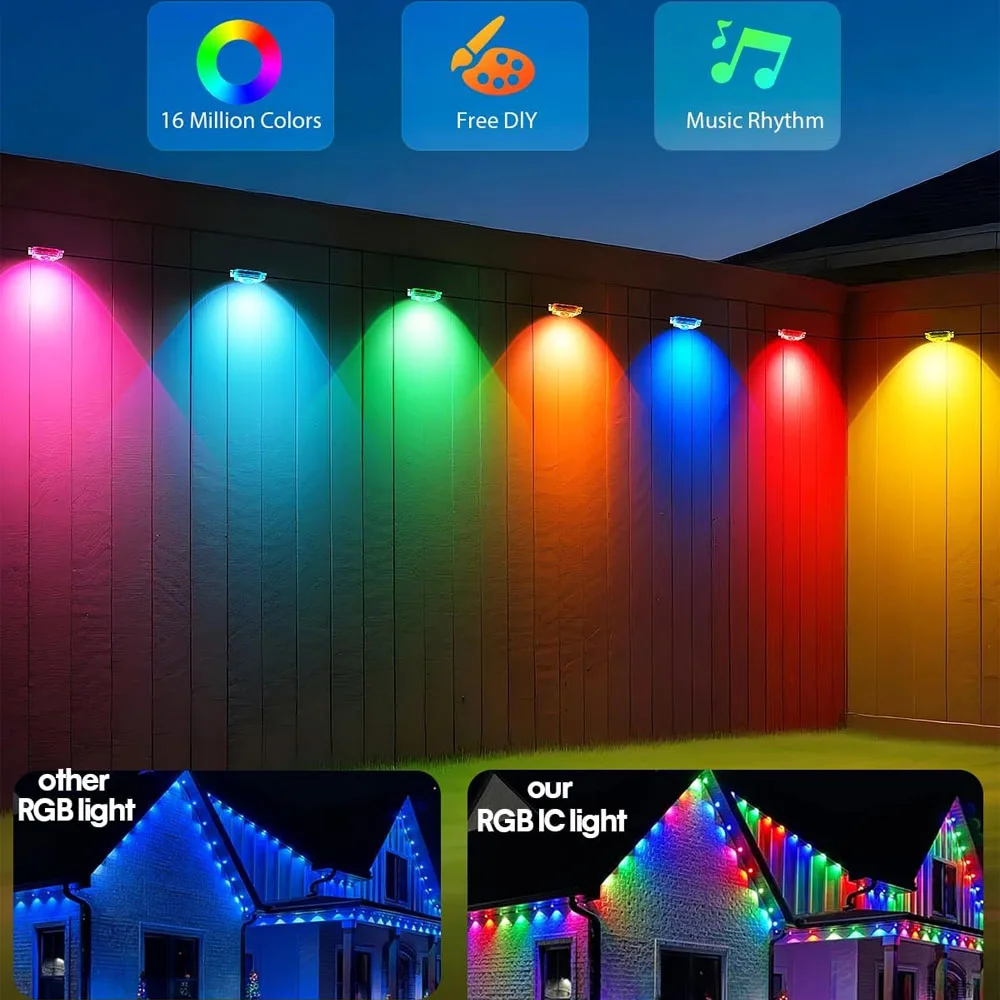 Permanent Outdoor Eaves Lights - Outdoor Lighting Remote Control 评论和价格