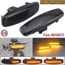 Side Marker Light LED Dynamic Turn Signal Lamp For Infiniti EX25 EX35 EX37 FX35 FX37 G25 G35 Q40 Q60 Q70 QX50 QX70 M25 M37 JX35