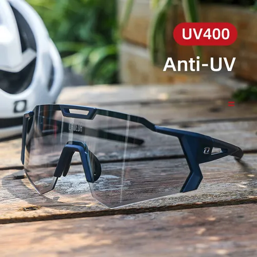 Imagen 2 del producto LAMEDA gafas de ciclismo fotocromáticas para hombres y mujeres, gafas de sol que cambian de Color, gafas a prueba de viento para bicicleta de montaña y carretera, accesorios para bicicleta