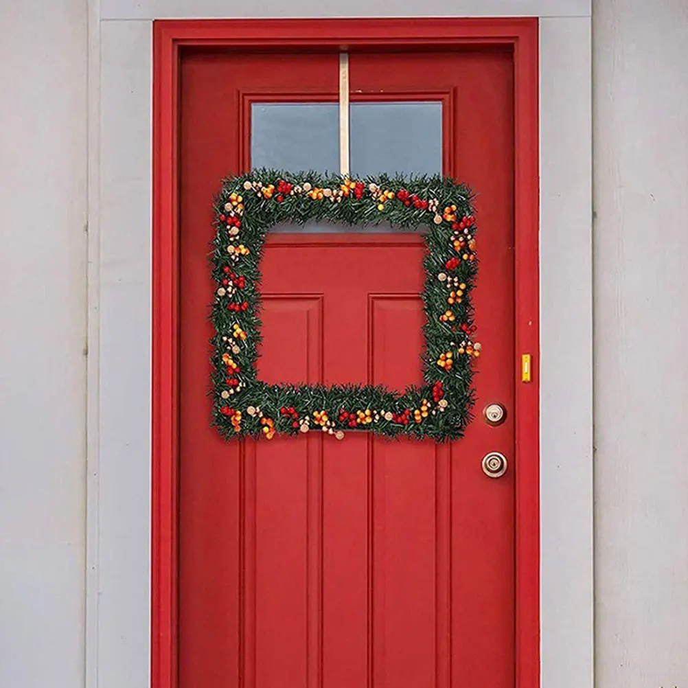 

4Pcs Metal Square Wreath Frame Iron Garland DIY Floral Arrangements Holiday Decorations Weddings Parties Home Wreath Making