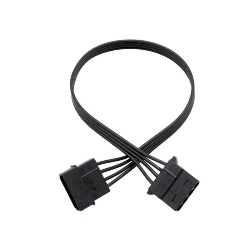 Y4UE 1 Way Fan Controller 4Pin CPU Cooling Case Cooling Fan Power Cable Hub Splitter Adapter for Computer Case