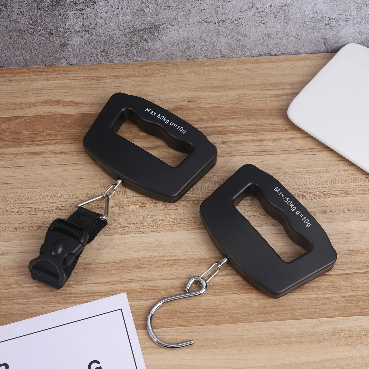 50kg/10g Digital Luggage Scale Electronic Portable Suitcase Travel Weighs With Backlight Electronic Travel Hanging Scales