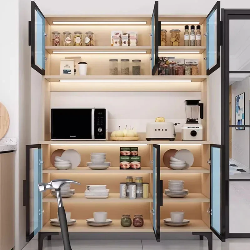 Full Kitchen Shelves Nordic Cabinet Open Cabinets Whiskey Bar Accessories Display High End Furniture Wine Vitrine Hanging