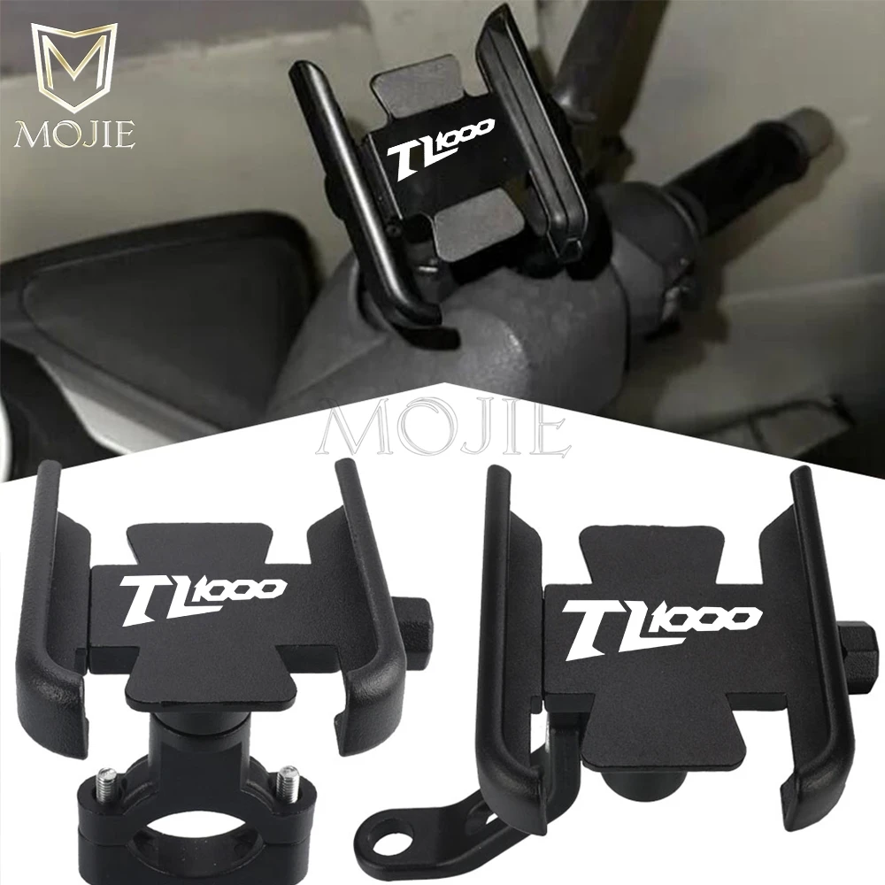 

Motorcycle Phone Holder Gps Bracket Cellphone Stand Rearview Mirror Handlebar Mount For SUZUKI TL1000 TL1000S TL1000R 1997-2003+