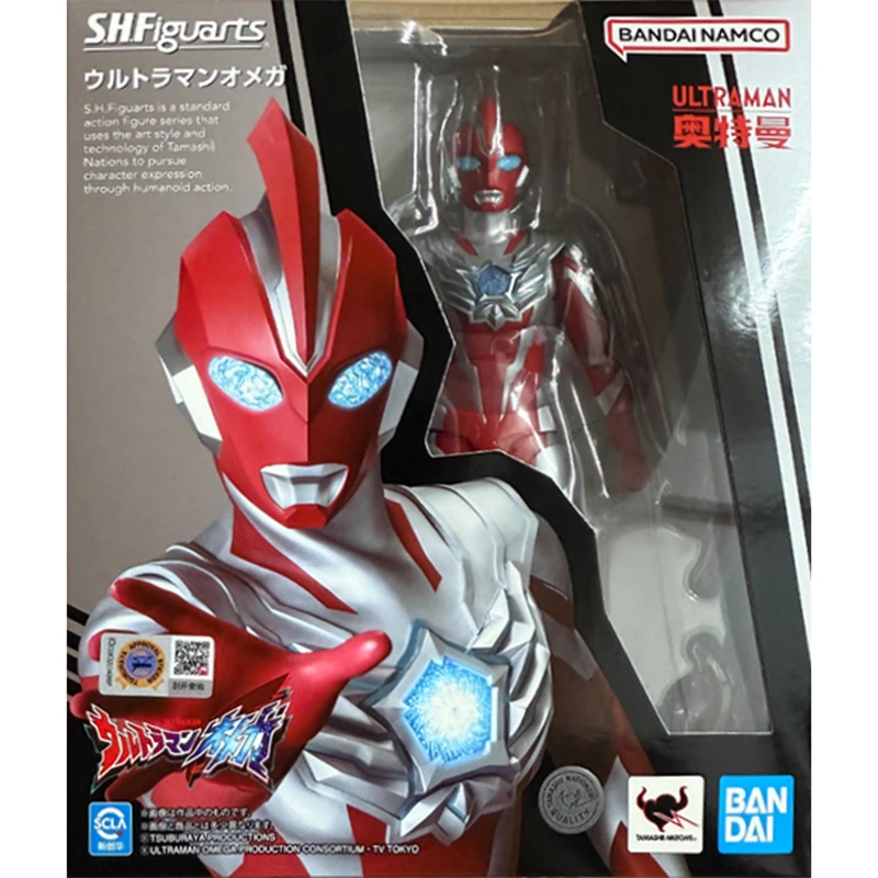 

Bandai Ultraman Anime Figure SHF Ultraman Omega Action Figure Collectibles Model High Poseability Toys Gifts For Men