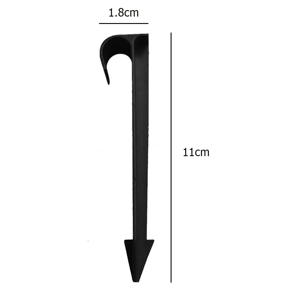 Picture 7: 50/100PCS Garden Irrigation Hose Anchor for 16mm Pipe Fixed Stakes Micro Hose Anchor Mini Ground Stake for Tent Garden Sprinkler