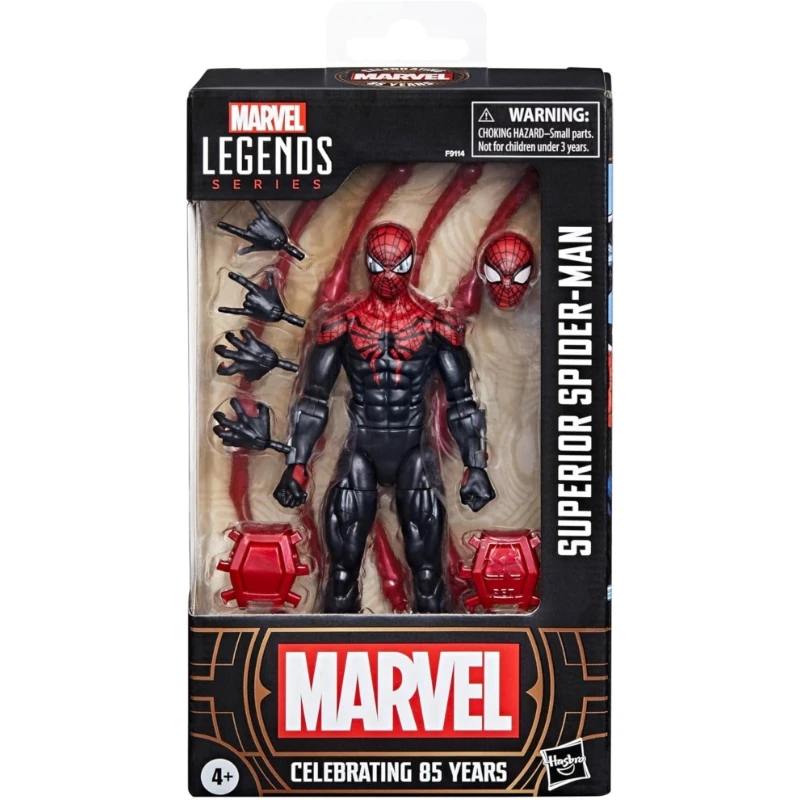 Hasbro Marvel Legends Series Superior Homem-Aranha 85o Aniversário Quadrinhos Colecionáveis Figura de Ação de 6 Polegadas Brinquedo Presente F9114