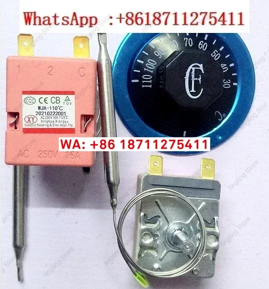 WJA 30-110 300 60-200°C AC250V 16A Boiling Water Bucket Water Tank Temperature Control Switch Thermostat