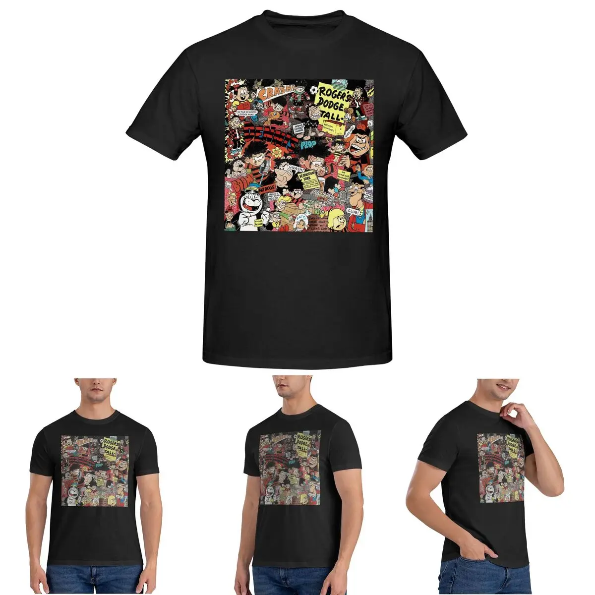 

Мужская футболка Beano 2, хлопковые футболки больших размеров, мужская летняя одежда с короткими рукавами и круглым вырезом, топы S-6XL